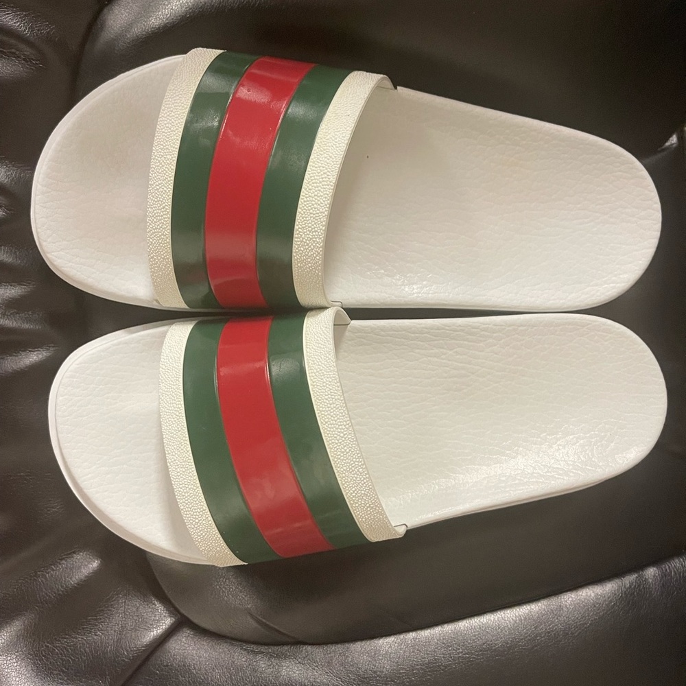 Gently used Gucci Slides